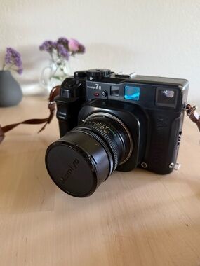 RARE Mamiya 7ii medium format film camera with 65mm Mamiya lens.